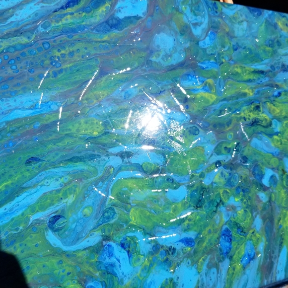 11"x14" Handmade paint pour - Picture 4 of 6